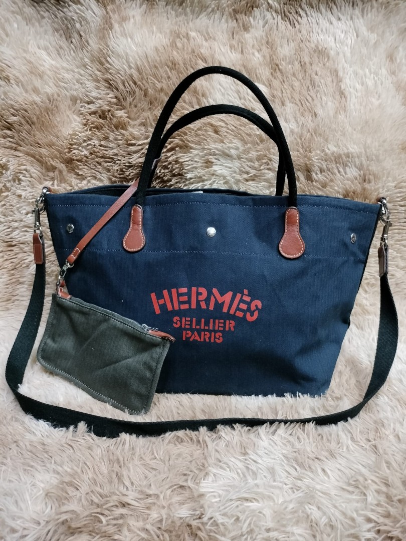 HERMES SELLIER PARIS TWO WAY TOTE BAG, Women's Fashion, Bags & Wallets, Tote  Bags on Carousell