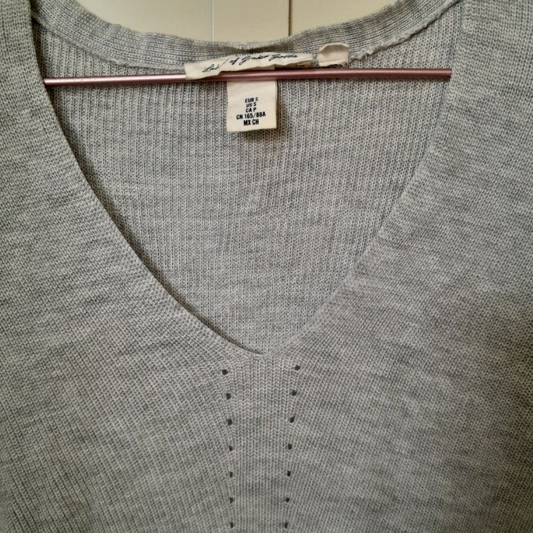 H&M Label of Graded Goods (LOGG) knit sweater women, Fesyen ...