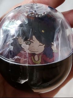 Hypnosis mic rubber keychain
