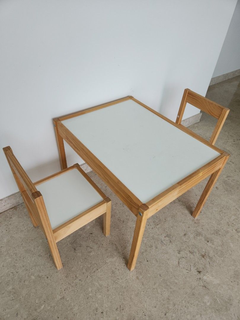 Ikea Latt kids table with 2 chairs MSRP 40, Babies & Kids, Baby