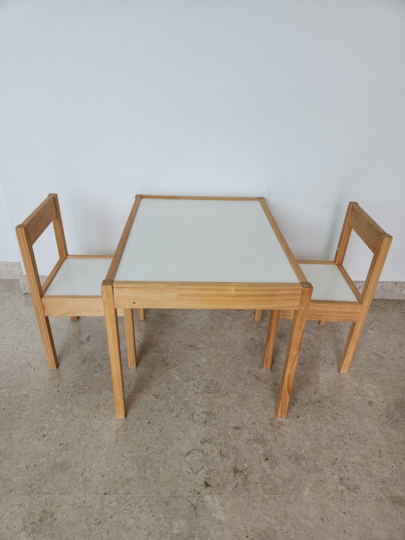 Ikea Latt kids table with 2 chairs MSRP 40, Babies & Kids, Baby