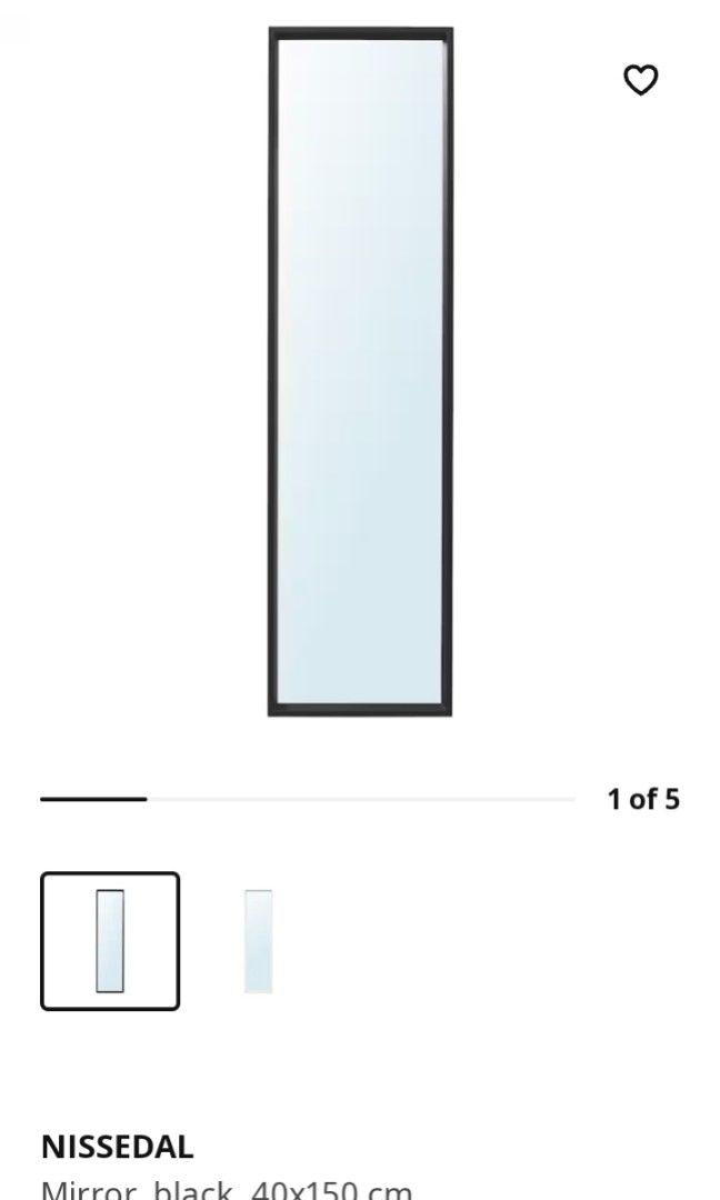IKEA Nissedal Mirror, Furniture & Home Living, Home Decor, Mirrors on