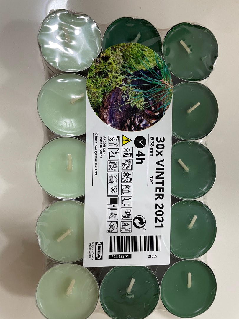 IKEA scented candles 30 pieces. Vinter, Furniture & Home Living, Home