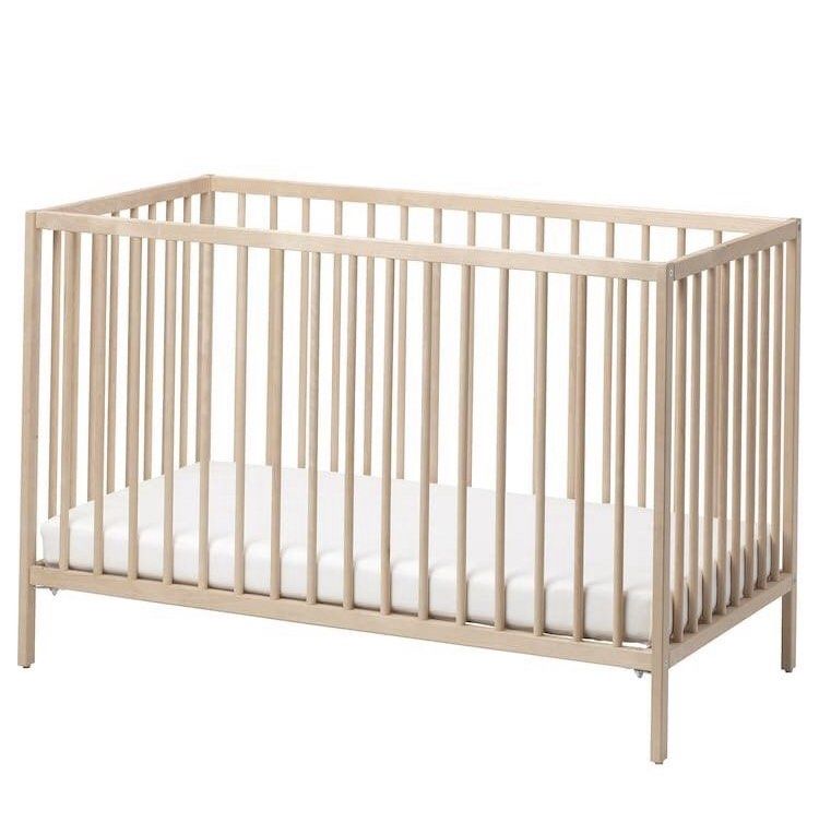 ikea sniglar baby cot + mattress, Babies & Kids, Baby Nursery & Kids