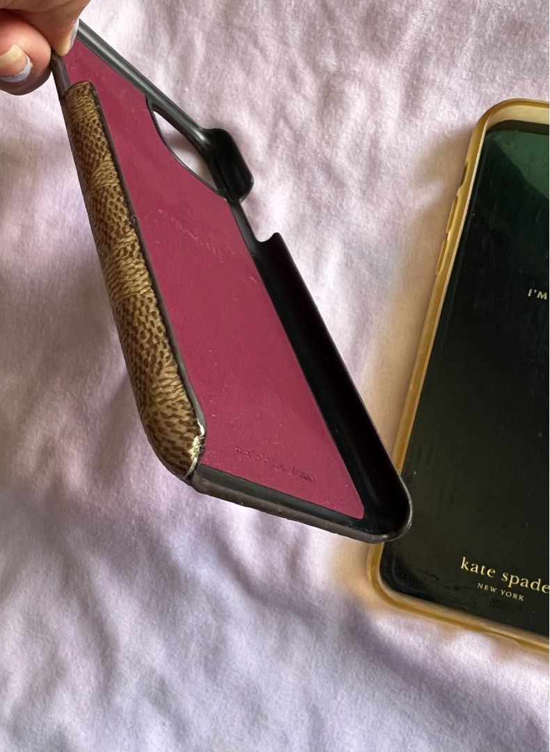 Iphone 11 promax phone case - Coach (Category: Cases & Sleeves) located in Imus. Submitted by loveforseconds (Listing ID 1212291548, Image 2). Description: Selling my used iPhone 11 promax cases Original Coach and Kate Spade.