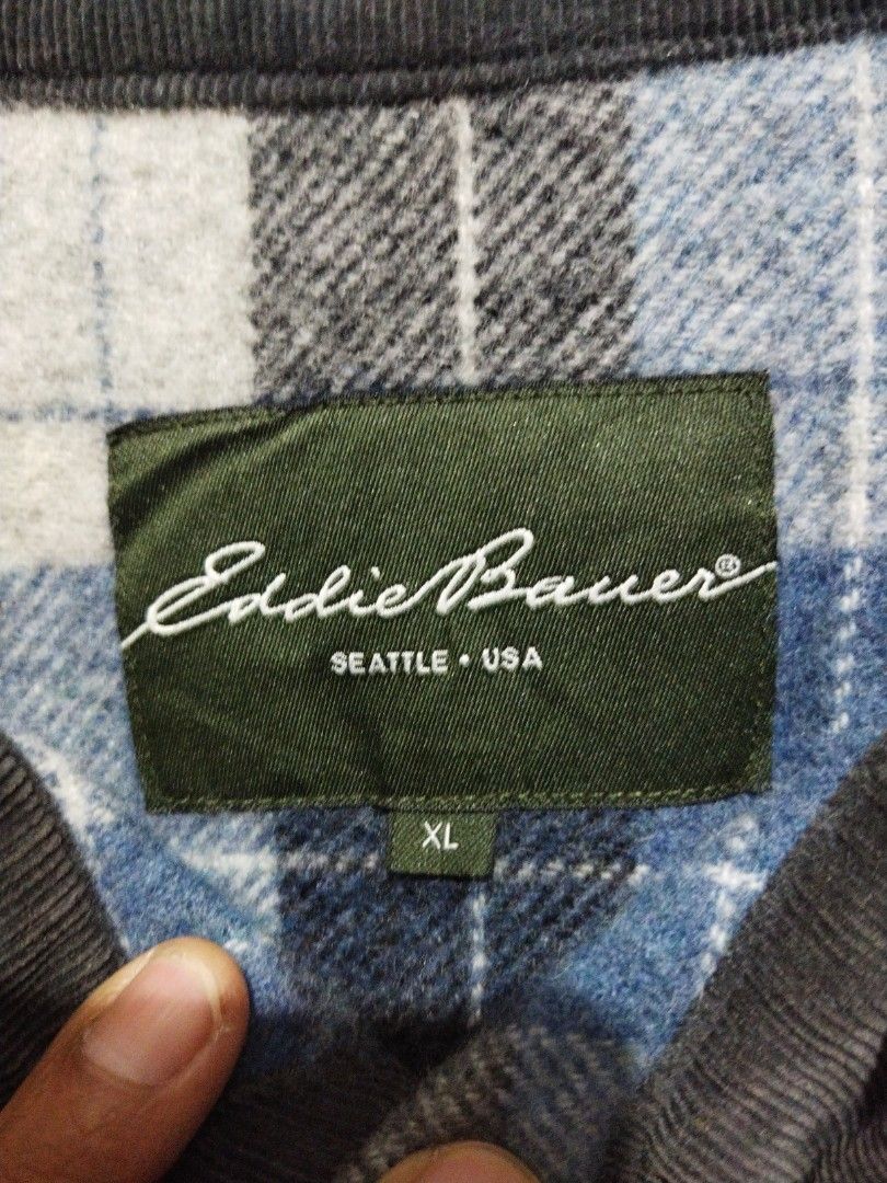 Jaket Puffer eddie bauer second, Fesyen Pria, Pakaian , Baju ...