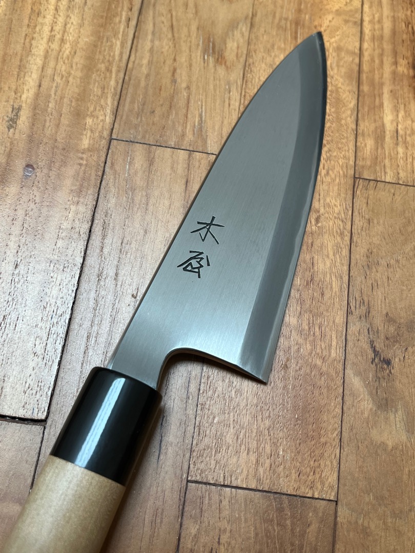 Shigefusa (KIYA) Kasumi Deba 180mm BN Rare Wide Profile (Japanese Knife