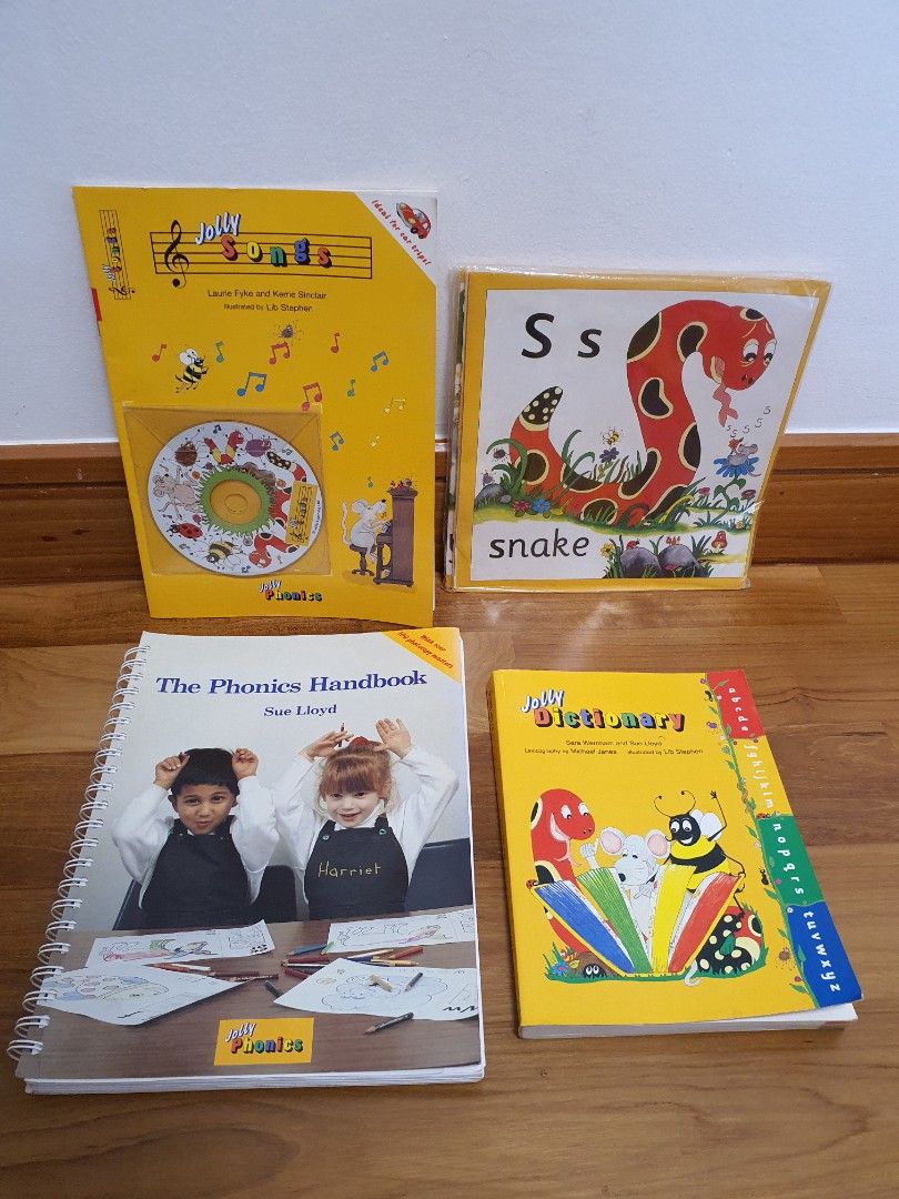 Jolly Phonics Handbook, Dictionary, Songs & Wall Frieze, Hobbies & Toys