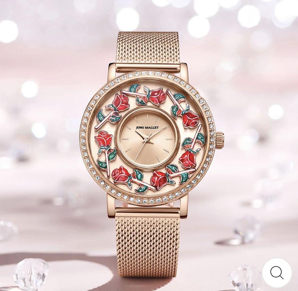 Juno Mallet rose Watch, Women's Fashion, Watches & Accessories, Watches