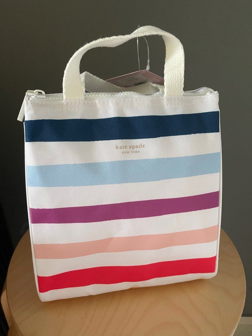 Kate spade stationery portable soft cooler bag, Women's Fashion, Bags &  Wallets, Tote Bags on Carousell