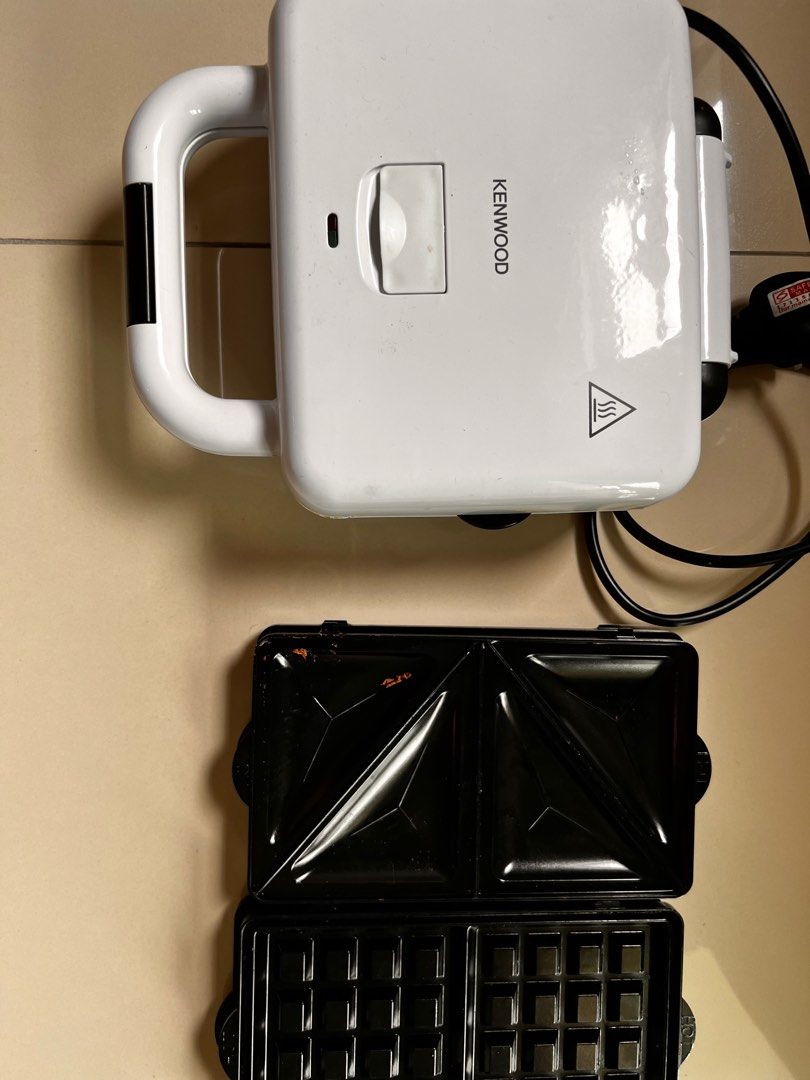 Kenwood 3in1 Waffle Sandwich Maker, TV & Home Appliances, Kitchen