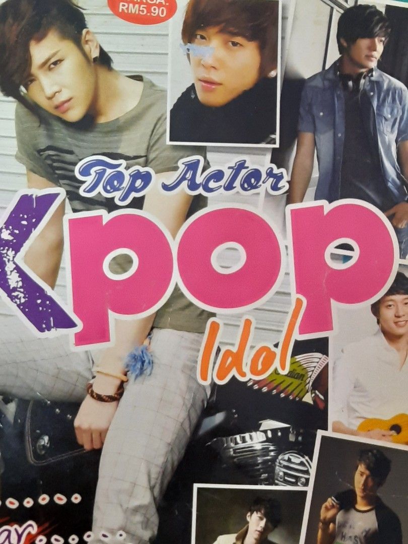 Korean actor and idols trivia magazines, Hobbies & Toys, Collectibles