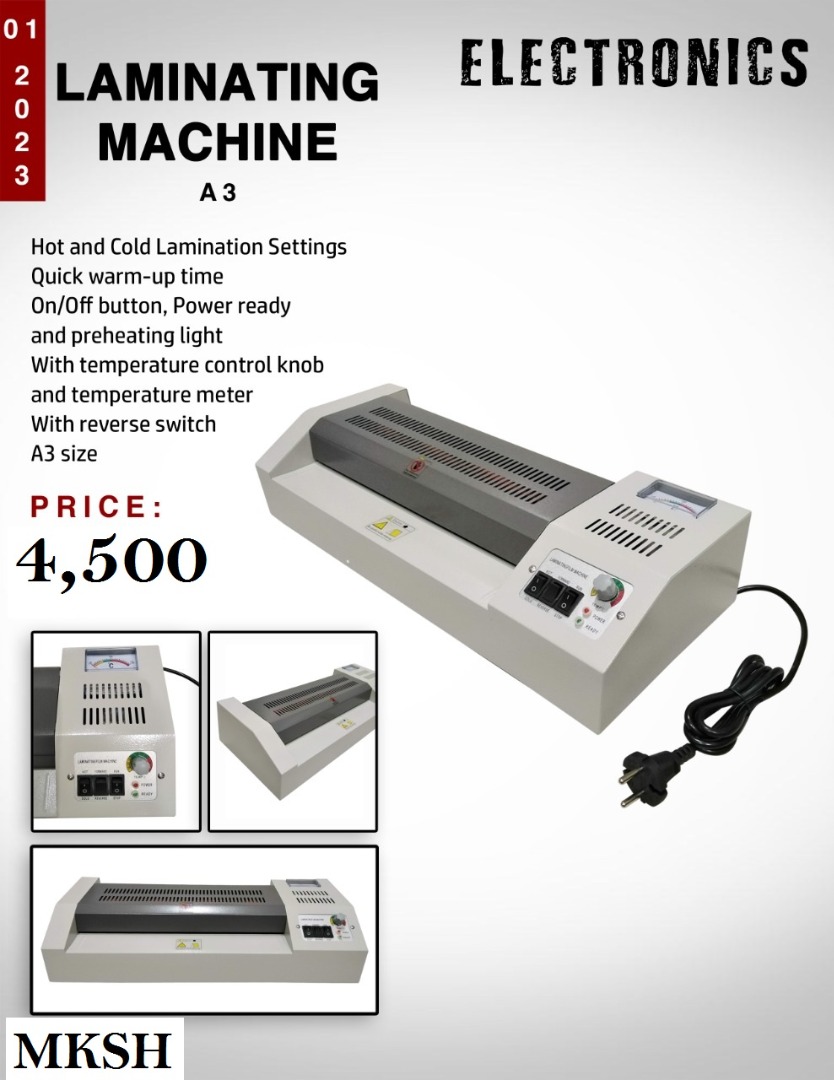 Laminating Machine ( A3 ), Computers & Tech, Office & Business