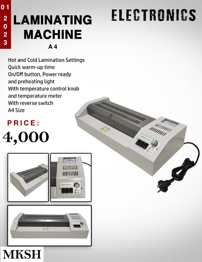 Laminating Machine ( A4 ), Computers & Tech, Office & Business