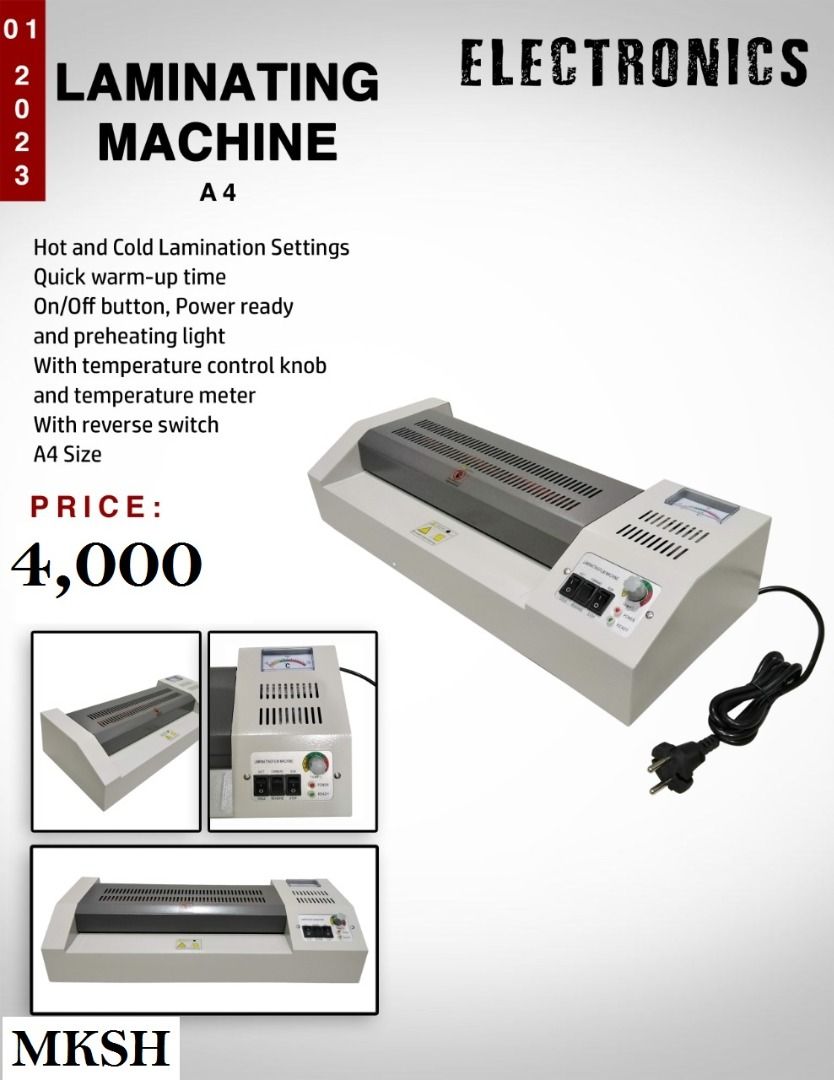 Laminating Machine ( A4 ), Computers & Tech, Office & Business