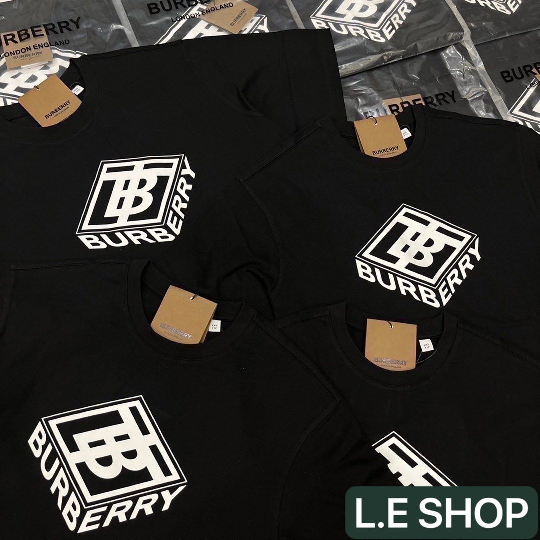 L.E SHOP】BURBERRY經典TB方塊短袖T-Shirt, 他的時尚, 上身及套裝, T恤