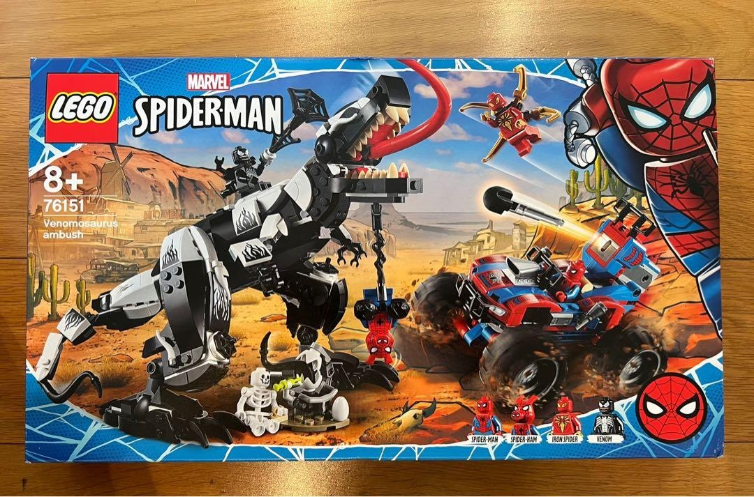 Lego spiderman venomsaurus shop