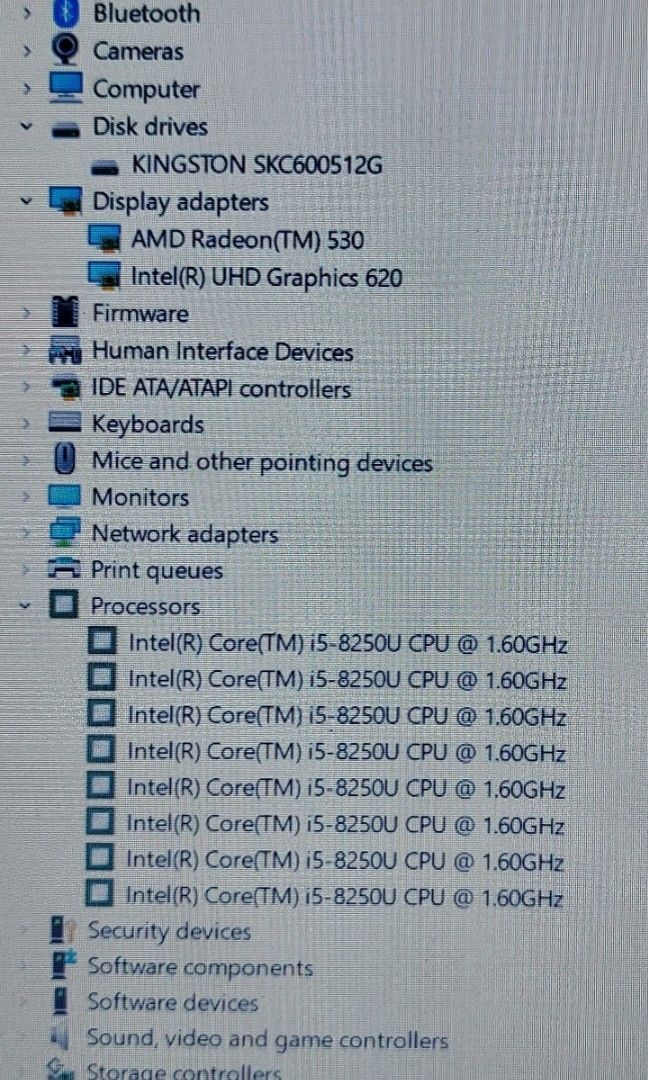 Lenovo Gaming Laptop i5 8th Gen 12GB Ram 512GB SD 2GB AMD Radeon
