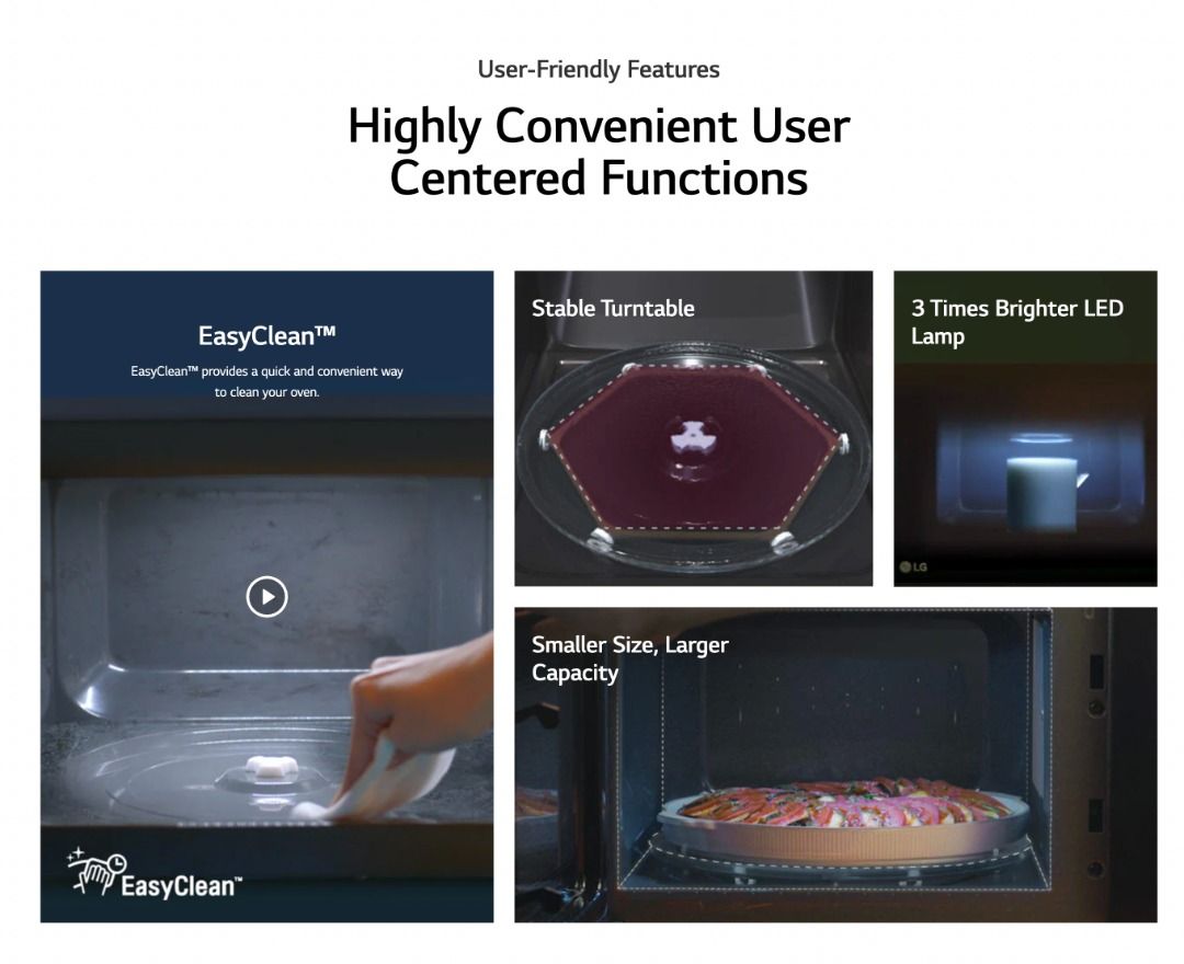 LG Smart Inverter Microwave Oven, 39L, TV & Home Appliances, Kitchen