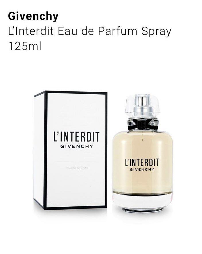 L'Interdit Eau de Parfum Givenchy 125ml, Beauty & Personal Care, Fragrance  & Deodorants on Carousell