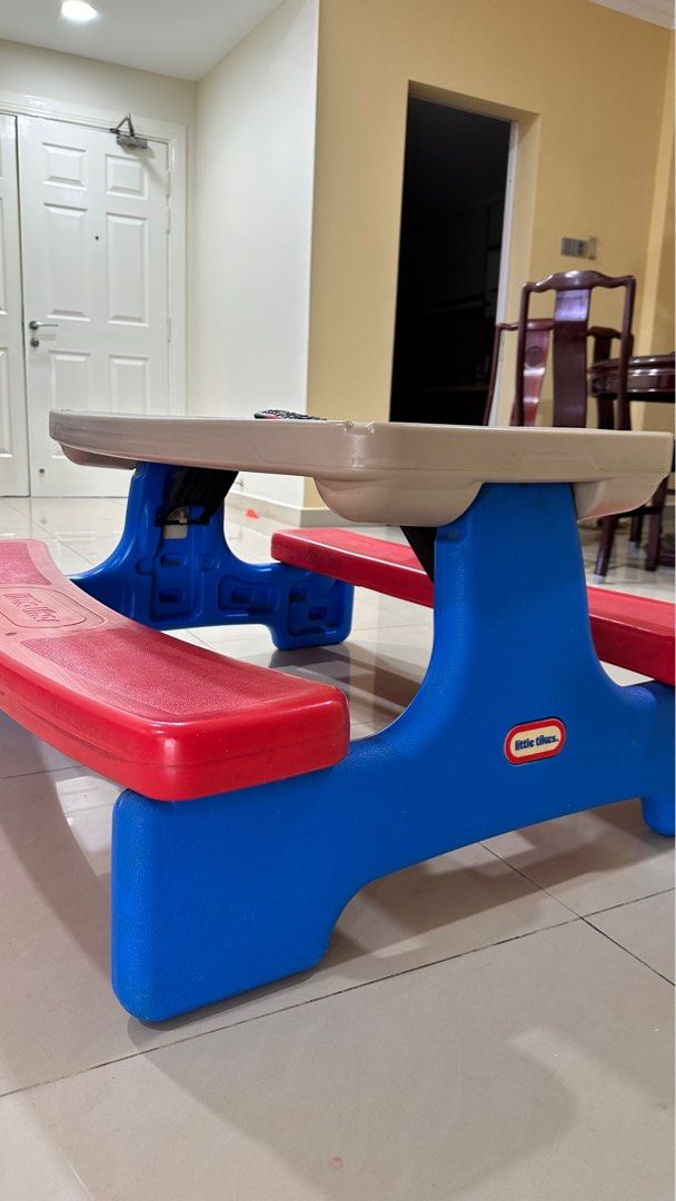 Little Tikes Easy Store Picnic Table Large, Babies & Kids, Baby