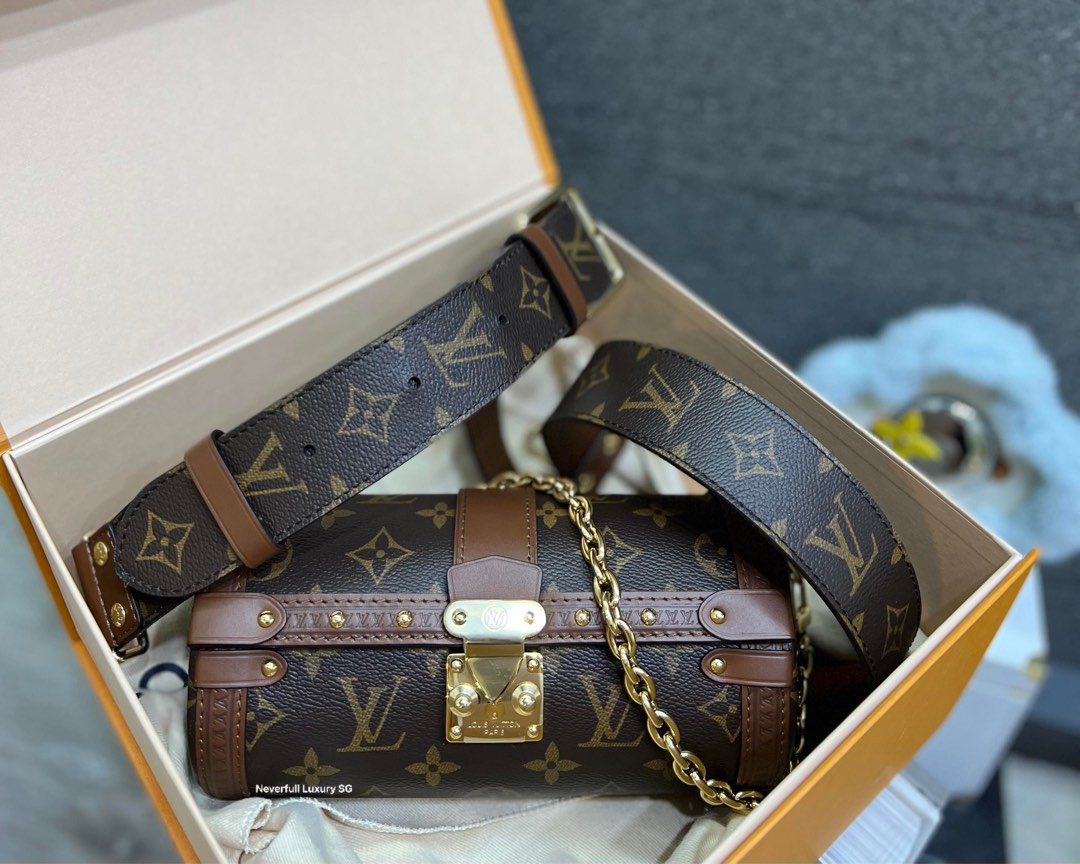 LNIB LV Papillon Trunk Monogram Coated Canvas GHW, Luxury, Bags & Wallets  on Carousell