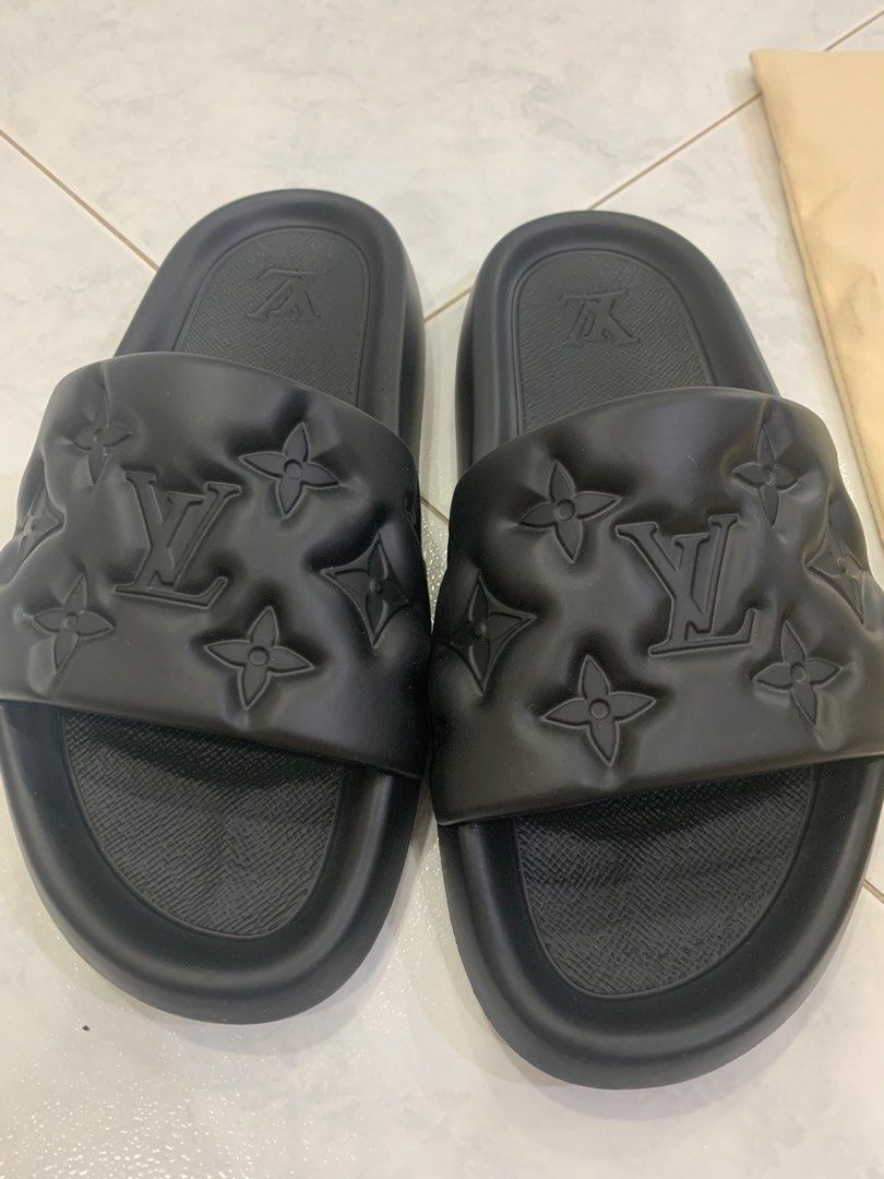 Louis Vuitton Waterfront Macassar Sliders