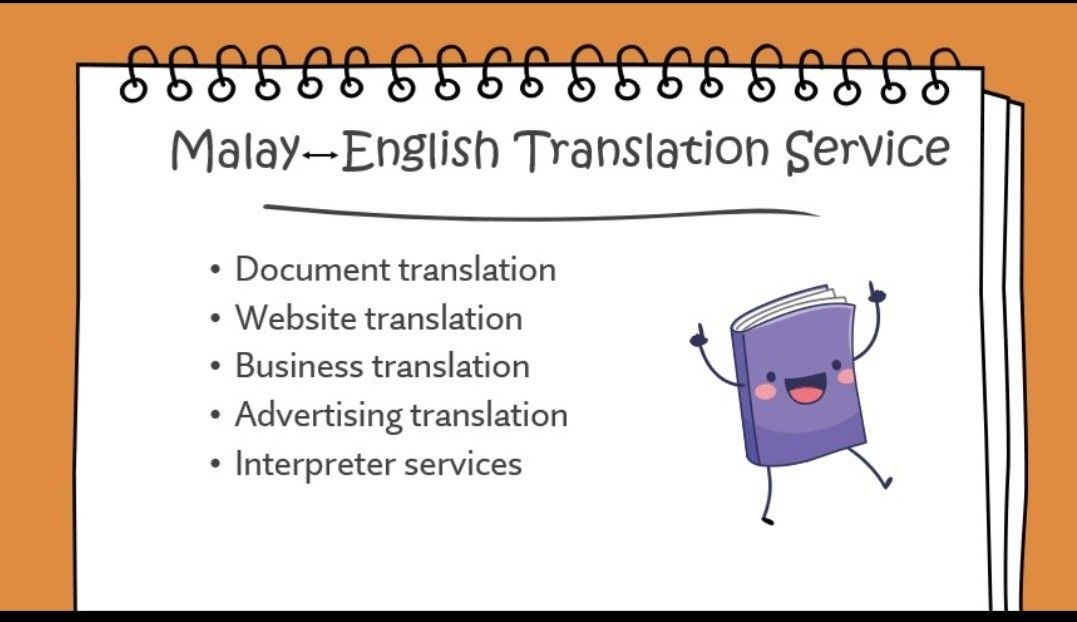 MalayEnglish Translation Service, Learning & Enrichment, Professional