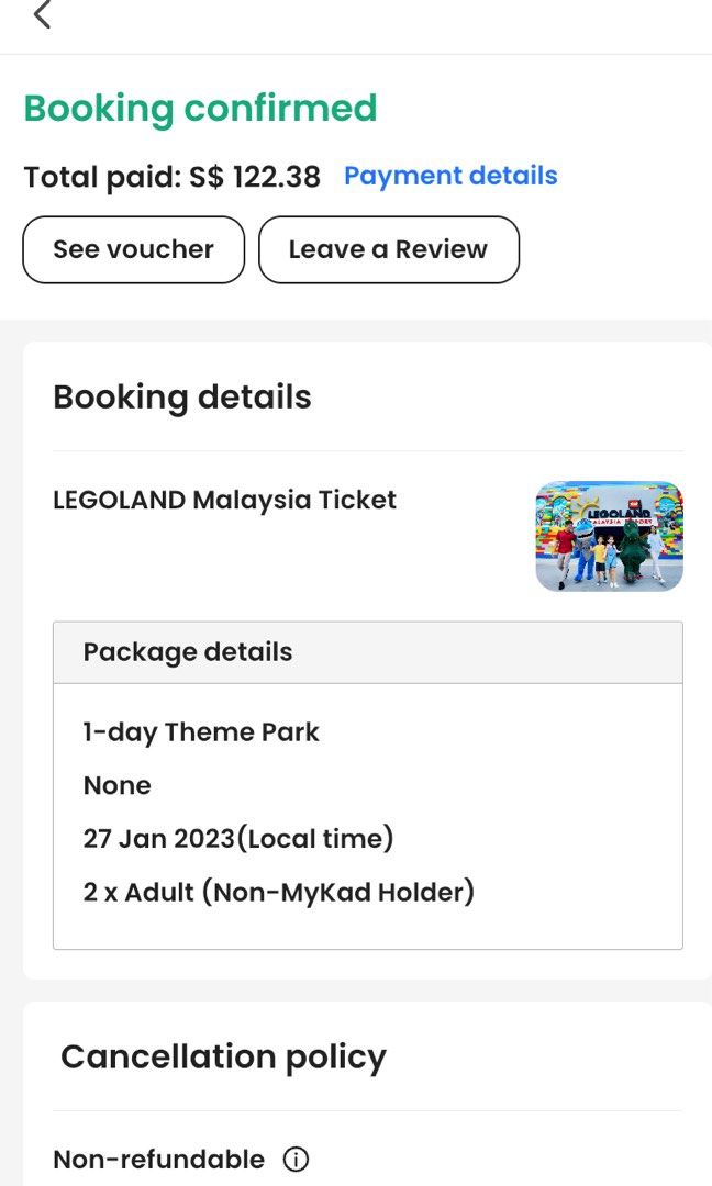 Klook 2025 legoland ticket