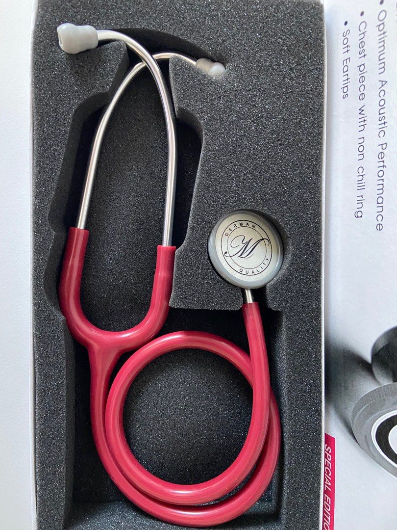 MEDx Stethoscope Special Edition in Red Health Nutrition