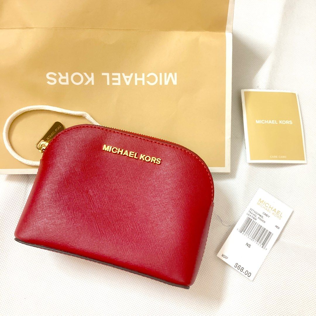 Michael Kors Purse Clutch Pouch, Luxury, Bags & Wallets on Carousell