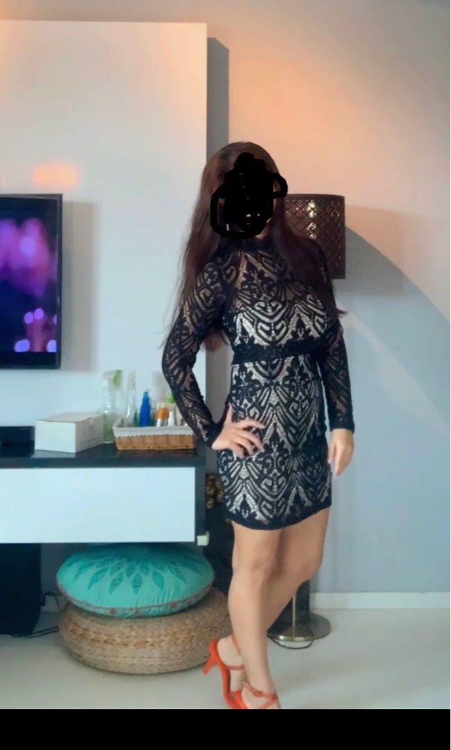 Missguided lace 2025 bodycon dress