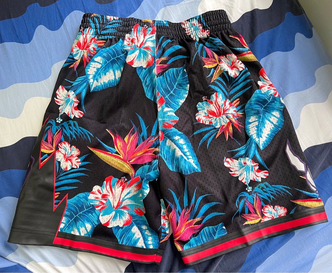 Mitchell and ness floral shorts discount