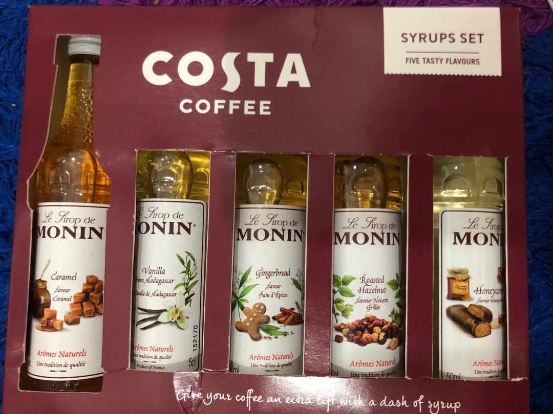 Monin Mini Syrups Costa Edition (UK), Food & Drinks, Other Food