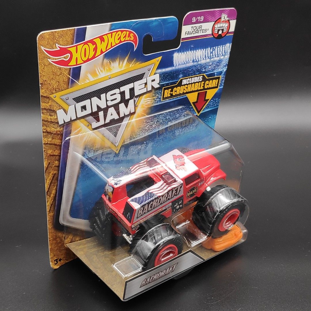 Monster Jam Bigfoot Hotwheel Backdraft, Hobbies & Toys, Toys & Games on ...