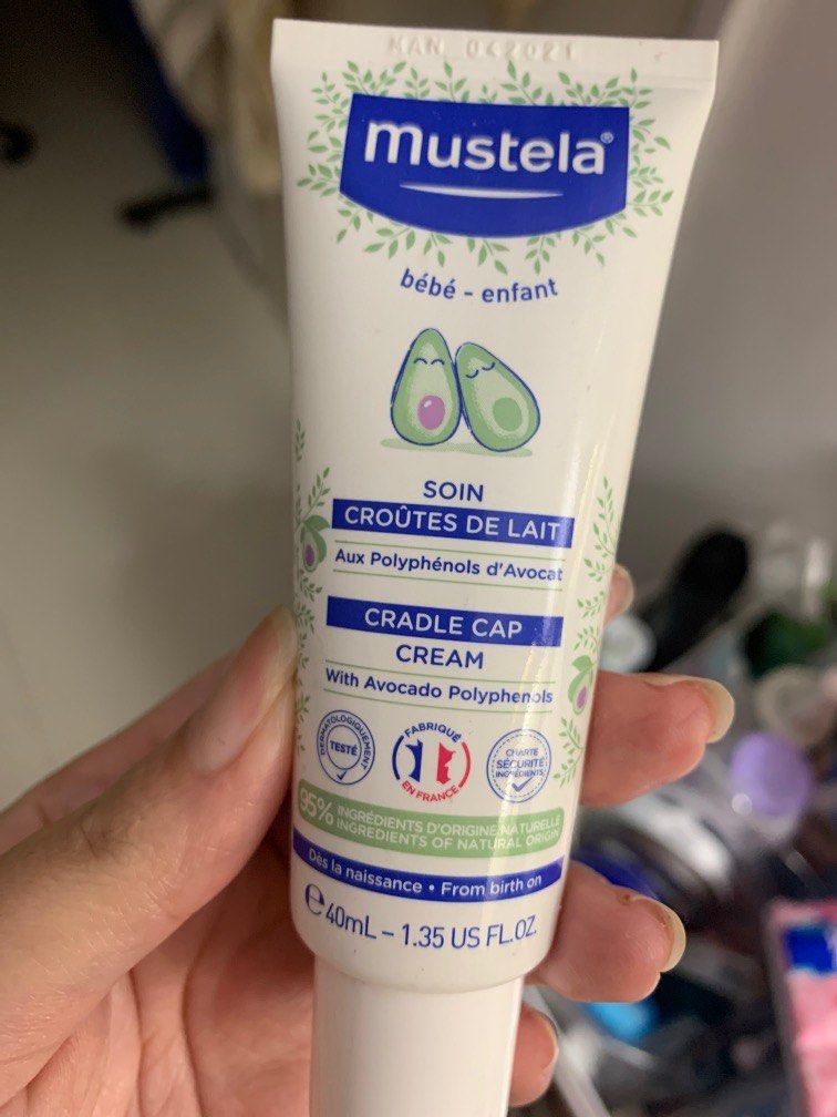 Mustela Cradle Cap Cream (Category: Baby Toiletries & Grooming) located in San Jose del Monte. Submitted by mrsdevis (Listing ID 1212427208, Image 1). Description: Used only once. Super effective, once ko lang ginamit kay baby effective agad. .