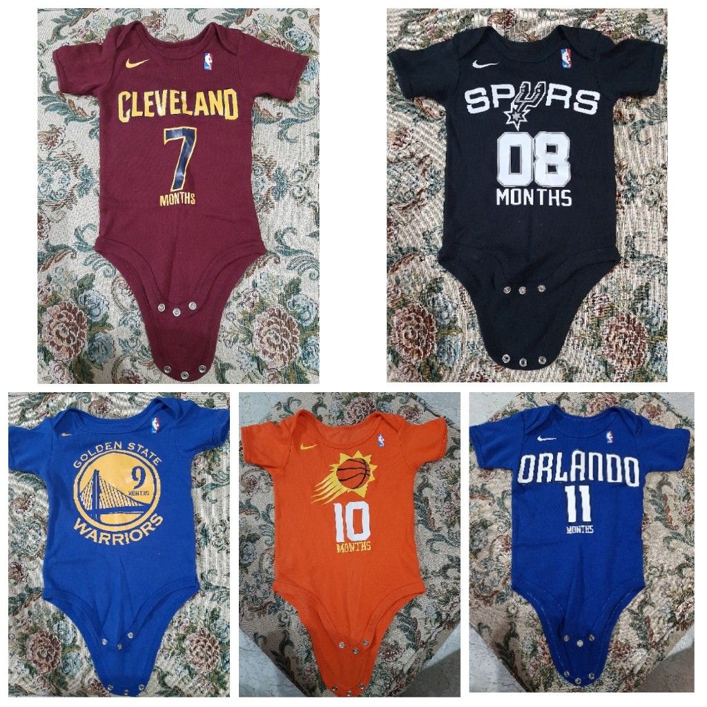 NBA Theme Monthly Milestone, Babies & Kids, Babies & Kids Fashion on