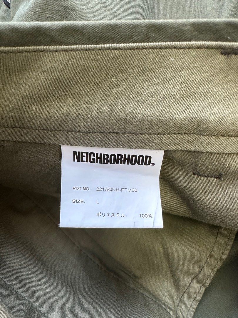 NEIGHBORHOOD 22SS TUCK /E-PT(OD), 男裝, 褲＆半截裙, Chino褲- Carousell