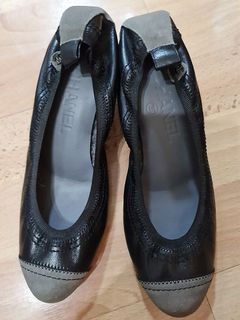 New Chanel Shoes Block Heels Sz 35/36