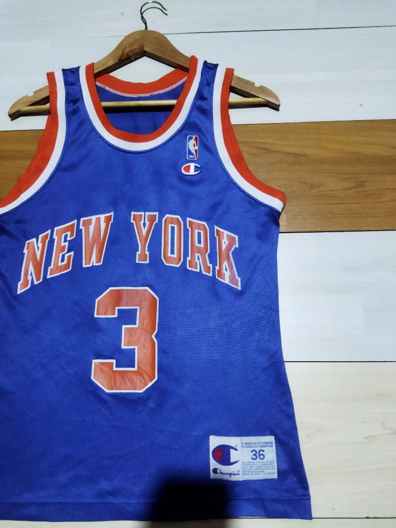 Vintage Champion New York Knicks John Starks Jersey – Santiagosports