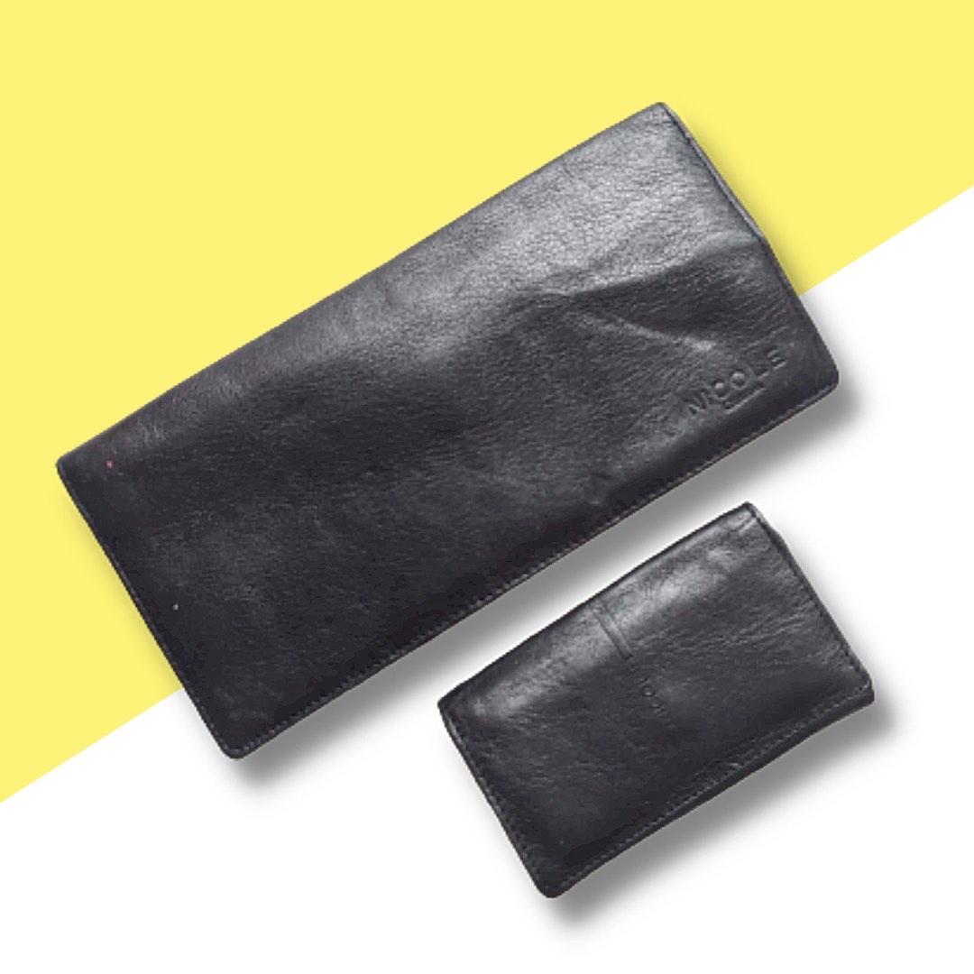 Nicole Christian Paris Long wallet & Key Case Set, Women's Fashion