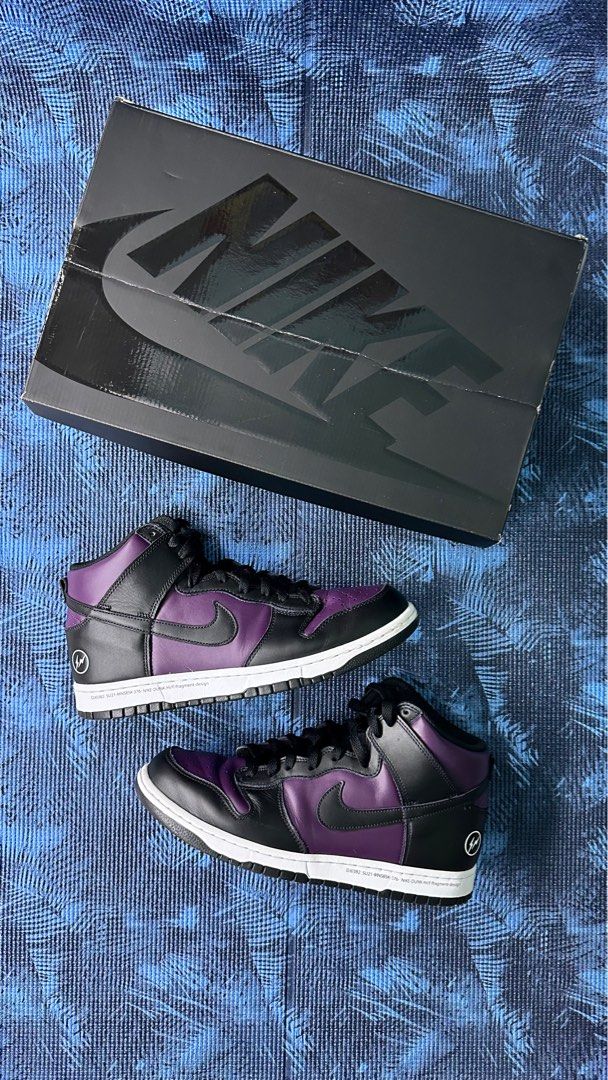 US 11 UK 10 Nike Fragment Design x Dunk High Beijing City Pack