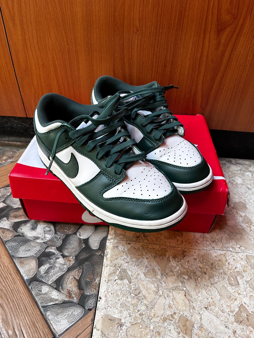nike dunk spartan green stockx