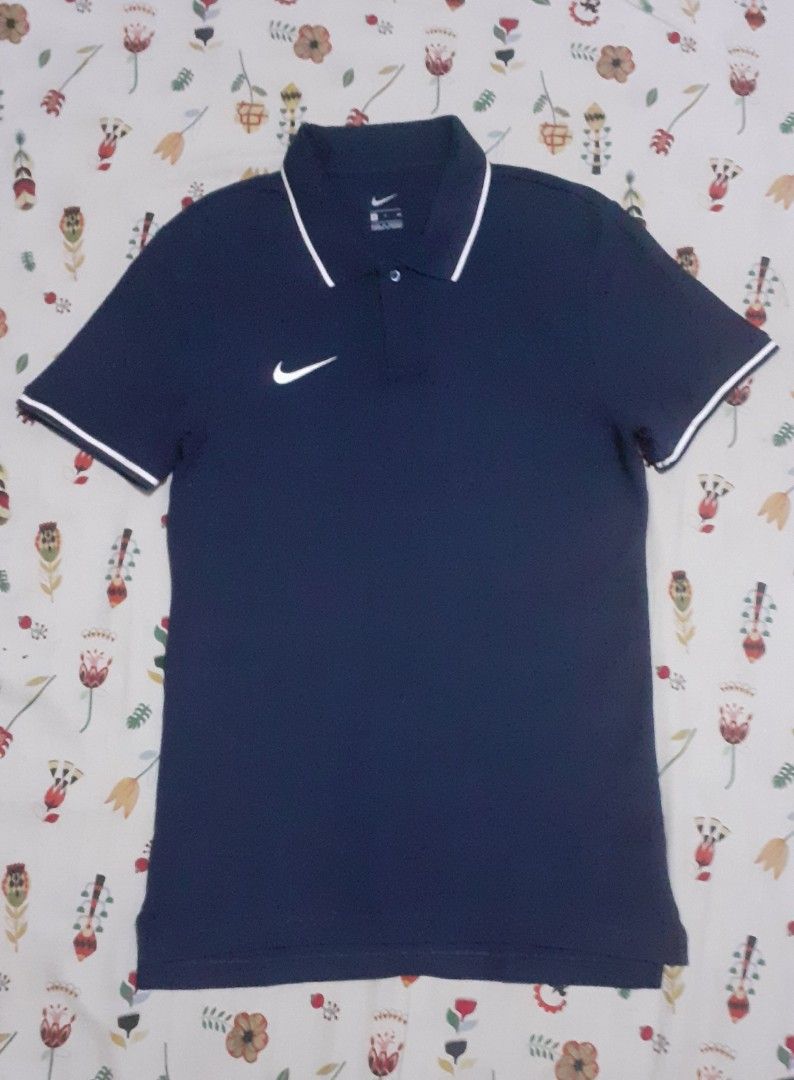 Navy blue nike polo store