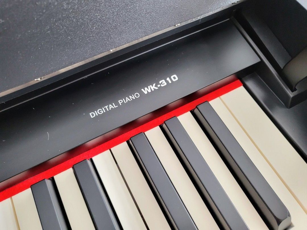 NUX WK310 Digital Piano [Black], Hobbies & Toys, Music & Media, Musical ...