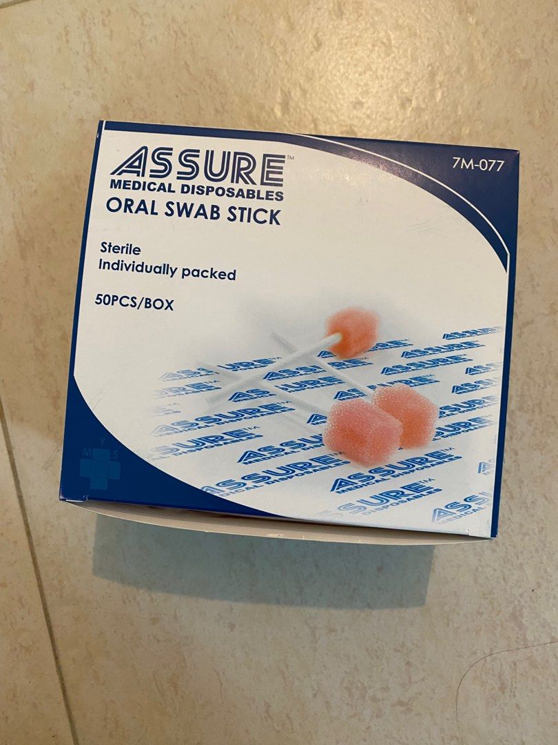 Oral Swab Sticks Assure, Health & Nutrition, Medical Supplies & Tools