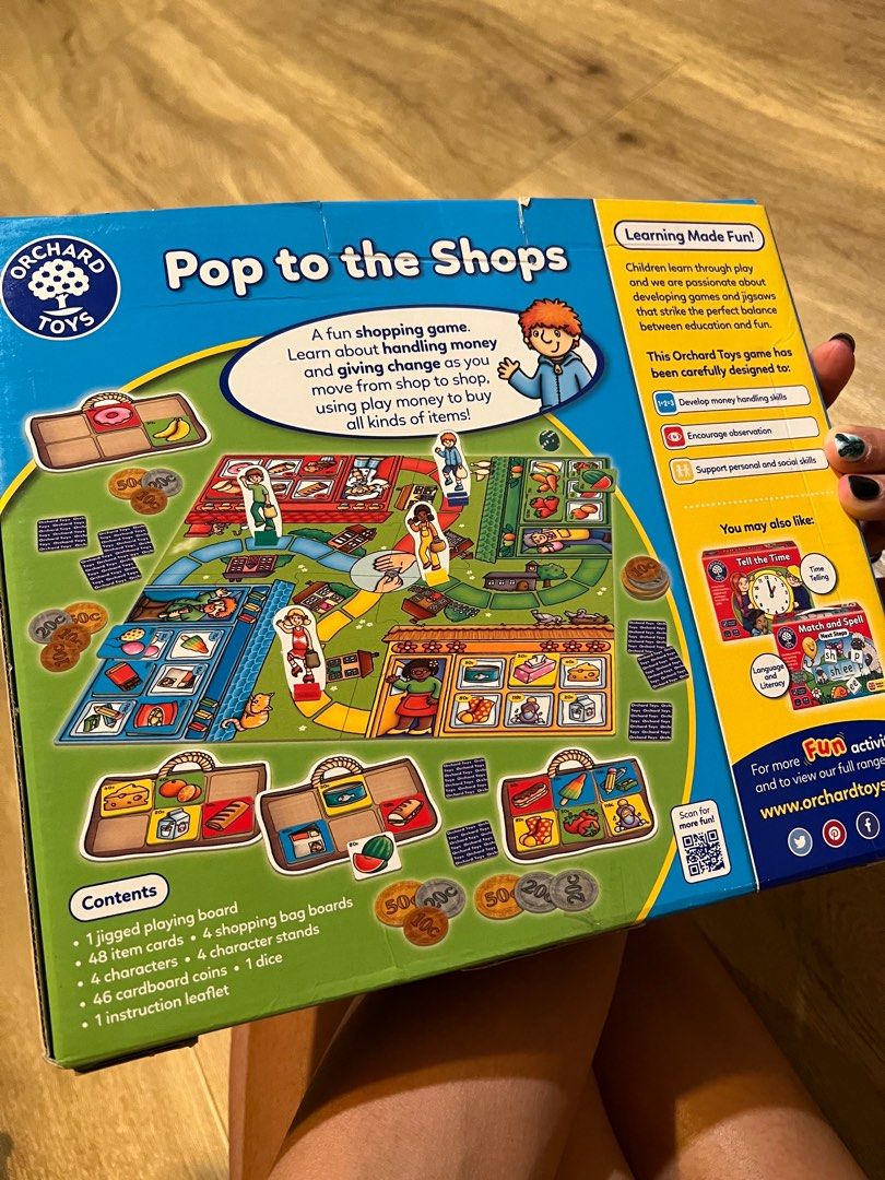 Orchard games pop top to the shops