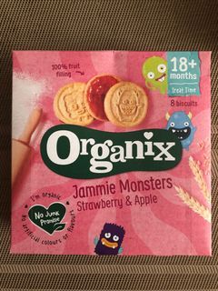Organix Jammie Monsters Strawberry & Apple 18+ months