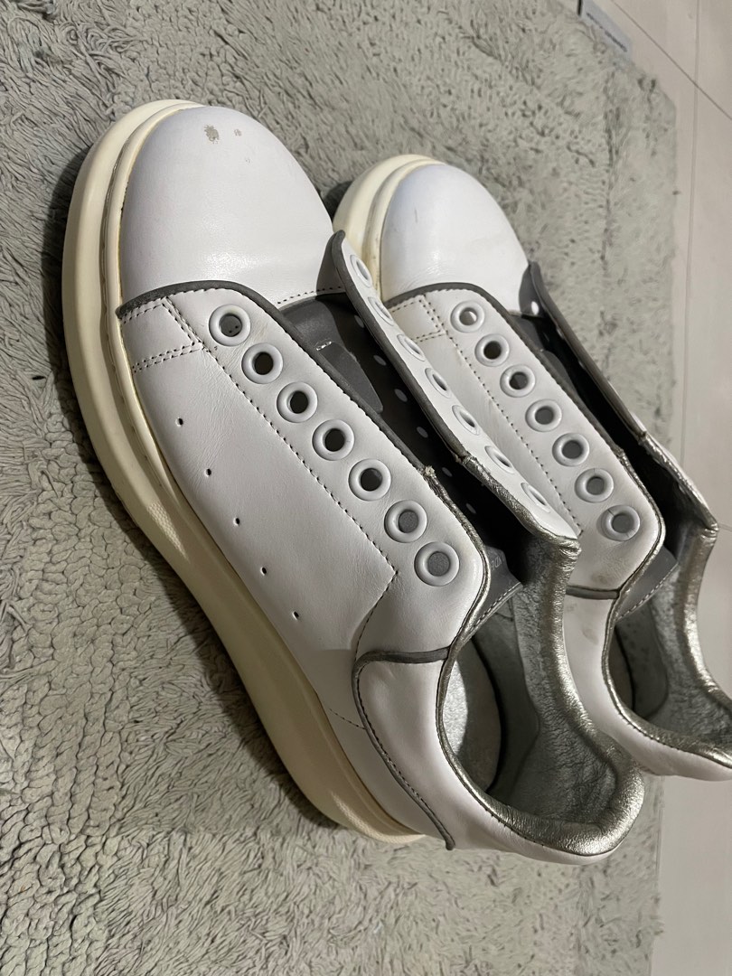 alexander mcqueen reflective sneakers womens