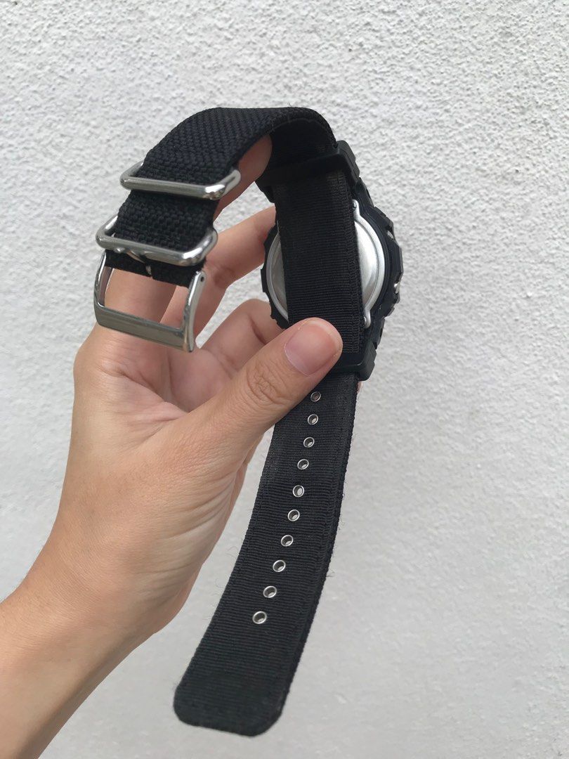 Casio watch with nylon strap shop